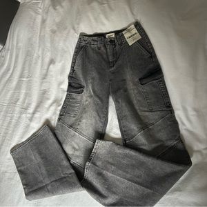 Cargo style grey/black denim